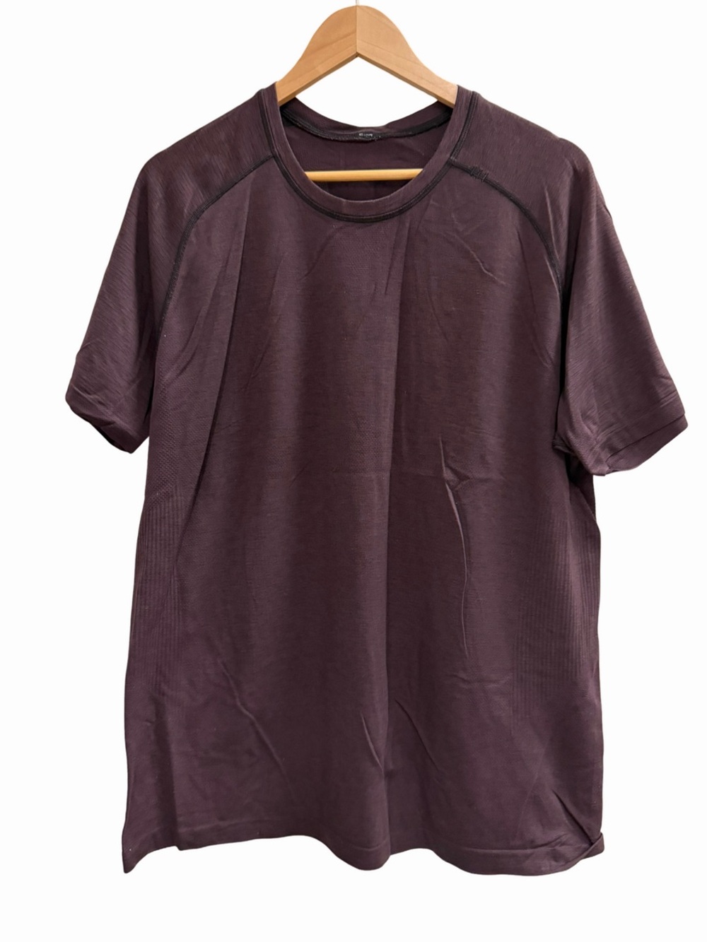 Lululemon Men’s Metal Vent Tech Short Sleeve Shirt Dark Purple XL